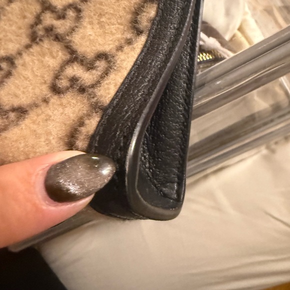 Gucci zipped pouch GG wool - Picture 8 of 16